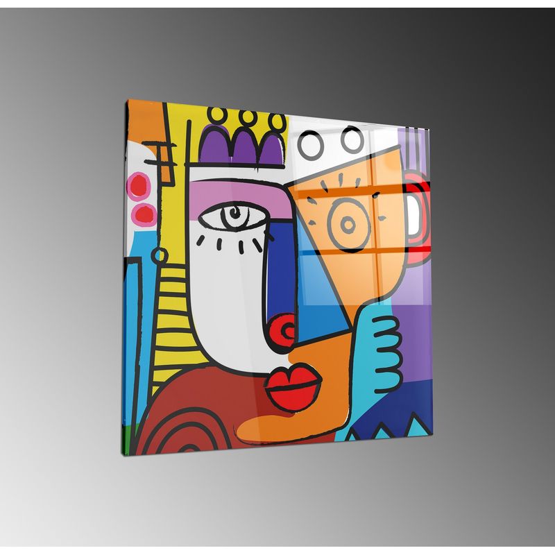 Casa si Gradina - Decoratiuni - Tablouri - Tablou decorativ, Wallxpert, sticla securizata, multicolor, 70x70 cm - Infinity.ro