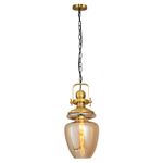 Casa si Gradina - Corpuri si surse de iluminat - Lustre si pendule - Candelabru, Opviq, metal, miere, diametru 25 cm, inaltime 120 cm, 701CHD1723 - Infinity.ro