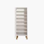 Casa si Gradina - Mobilier - Dulapuri si sifoniere - Dulapuri pantofi - Dulap pantofi, Hanah Home, pal melaminat, alb, 50x38x135 cm, 869VEL8597 - Infinity.ro
