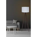 Casa si Gradina - Corpuri si surse de iluminat - Veioze si lampi - Lampadare - Lampadar, Opviq, mdf, alb nuc, 145 cm - Infinity.ro