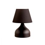 Casa si Gradina - Corpuri si surse de iluminat - Veioze si lampi - Veioze - Veioza, Opviq, material textil si metal, negru, 22x14x32 cm - Infinity.ro