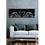 Casa si Gradina - Decoratiuni - Tablouri - Tablou decorativ cu led, Wallxpert, panza piele de caprioara, multicolor, 30x90 cm, 239SHN1271 - Infinity.ro