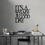 Casa si Gradina - Decoratiuni - Decoratiuni perete - Accesoriu decorativ de perete, Wallxpert, metal, negru, 70x61 cm, 891TNL1363 - Infinity.ro