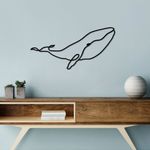 Casa si Gradina - Decoratiuni - Decoratiuni perete - Accesoriu decorativ de perete, Wallxpert, metal, negru, 70x34 cm - Infinity.ro