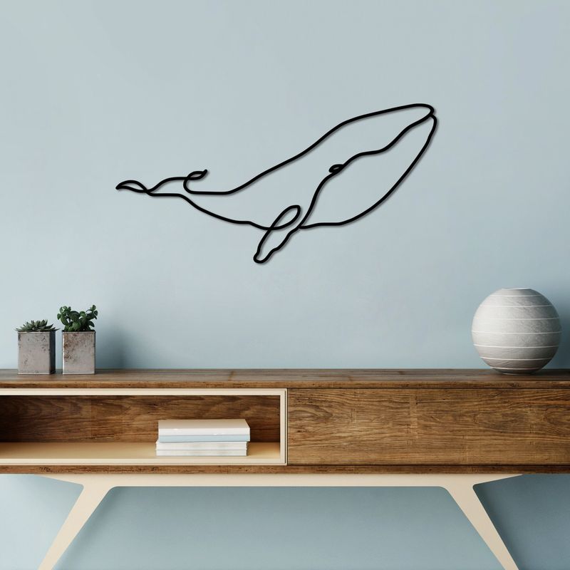 Casa si Gradina - Decoratiuni - Decoratiuni perete - Accesoriu decorativ de perete, Wallxpert, metal, negru, 70x34 cm - Infinity.ro