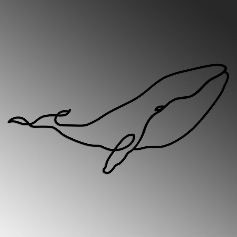 Casa si Gradina - Decoratiuni - Decoratiuni perete - Accesoriu decorativ de perete, Wallxpert, metal, negru, 70x34 cm - Infinity.ro