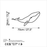 Casa si Gradina - Decoratiuni - Decoratiuni perete - Accesoriu decorativ de perete, Wallxpert, metal, negru, 70x34 cm - Infinity.ro