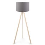 Casa si Gradina - Corpuri si surse de iluminat - Veioze si lampi - Lampadare - Lampadar, Opviq, mdf si pvc, gri stejar, 38x140 cm, 780SGN2423 - Infinity.ro