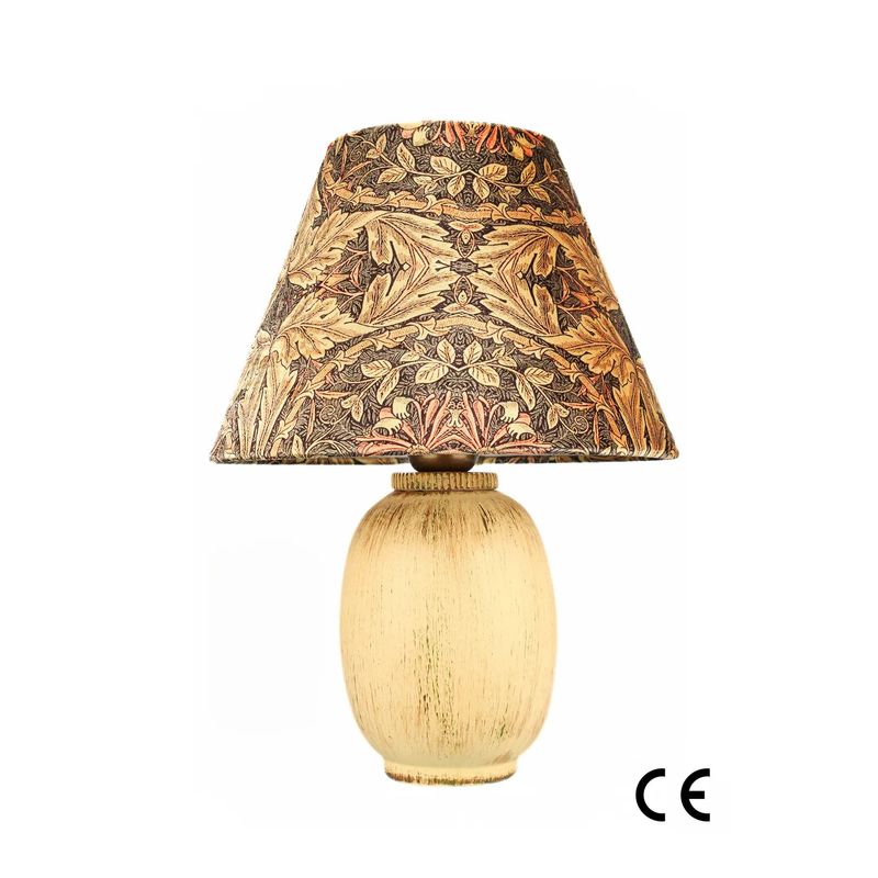 Casa si Gradina - Corpuri si surse de iluminat - Veioze si lampi - Veioze - Veioza, Opviq, ceramica, ecru, inaltime 40 cm - Infinity.ro