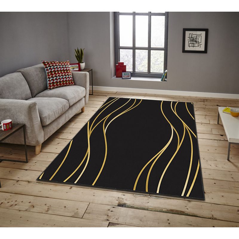 Casa si Gradina - Textile si covoare - Covoare - Covoare casa - Covor, Conceptum Hypnose, multicolor, 140x220 cm, 100% poliester, antiderapant, 288NGR1956 - Infinity.ro