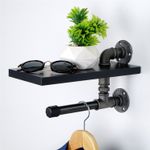 Casa si Gradina - Mobilier - Biblioteci si rafturi - Etajere - Etajera, Wallxpert, mdf, negru, 15x28x15 cm - Infinity.ro