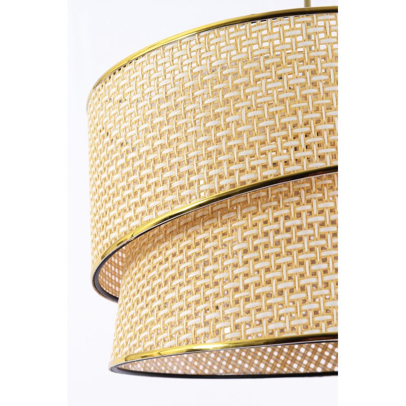 Casa si Gradina - Corpuri si surse de iluminat - Lustre si pendule - Lustra, Opviq, metal, alb si ecru, 30x30x70 cm - Infinity.ro