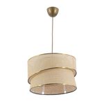 Casa si Gradina - Corpuri si surse de iluminat - Lustre si pendule - Lustra, Opviq, metal, alb si ecru, 30x30x70 cm - Infinity.ro