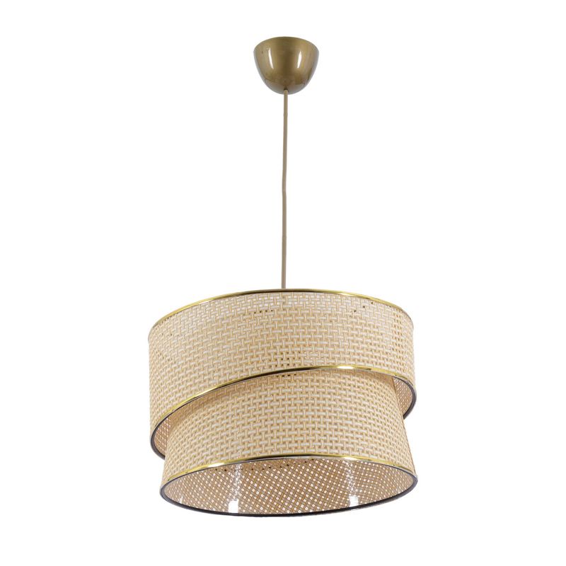 Casa si Gradina - Corpuri si surse de iluminat - Lustre si pendule - Lustra, Opviq, metal, alb si ecru, 30x30x70 cm - Infinity.ro