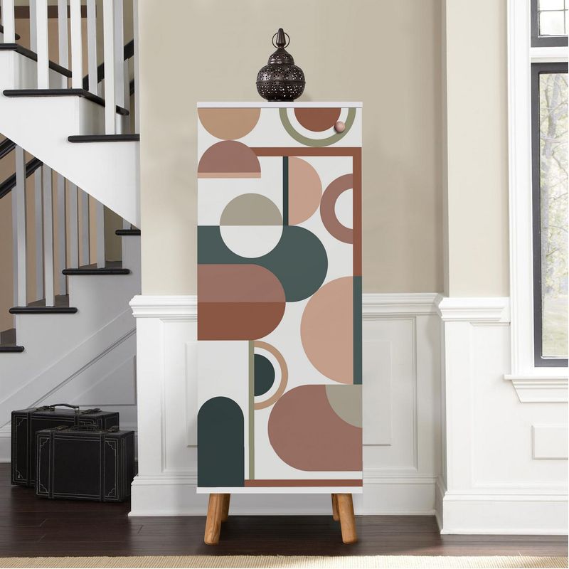 Casa si Gradina - Mobilier - Dulapuri si sifoniere - Dulapuri pantofi - Dulap pantofi, Hanah Home, pal melaminat, alb, 50x38x135 cm, 869VEL8593 - Infinity.ro