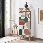 Casa si Gradina - Mobilier - Dulapuri si sifoniere - Dulapuri pantofi - Dulap pantofi, Hanah Home, pal melaminat, alb, 50x38x135 cm, 869VEL8593 - Infinity.ro