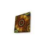 Casa si Gradina - Decoratiuni - Tablouri - Tablou canvas decorativ cu led, Wallxpert, multicolor, 28x28 cm, panza piele de caprioara, rama lemn - Infinity.ro