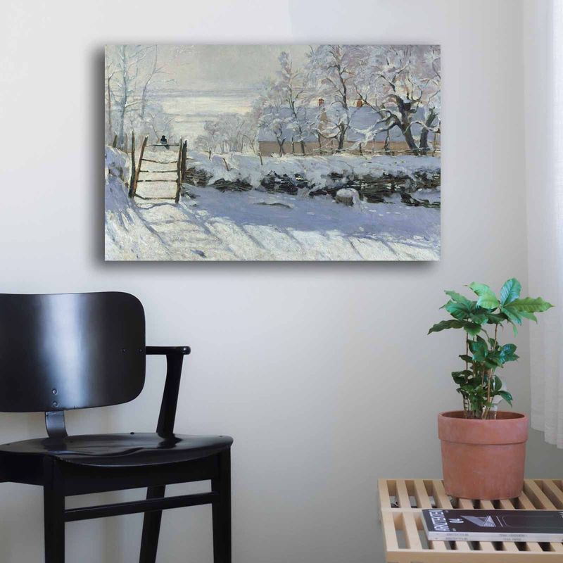 Casa si Gradina - Decoratiuni - Tablouri - Tablou decorativ pe panza, Wallxpert, multicolor, 45x70 cm, 100% panza, artist Claude Monet - Infinity.ro