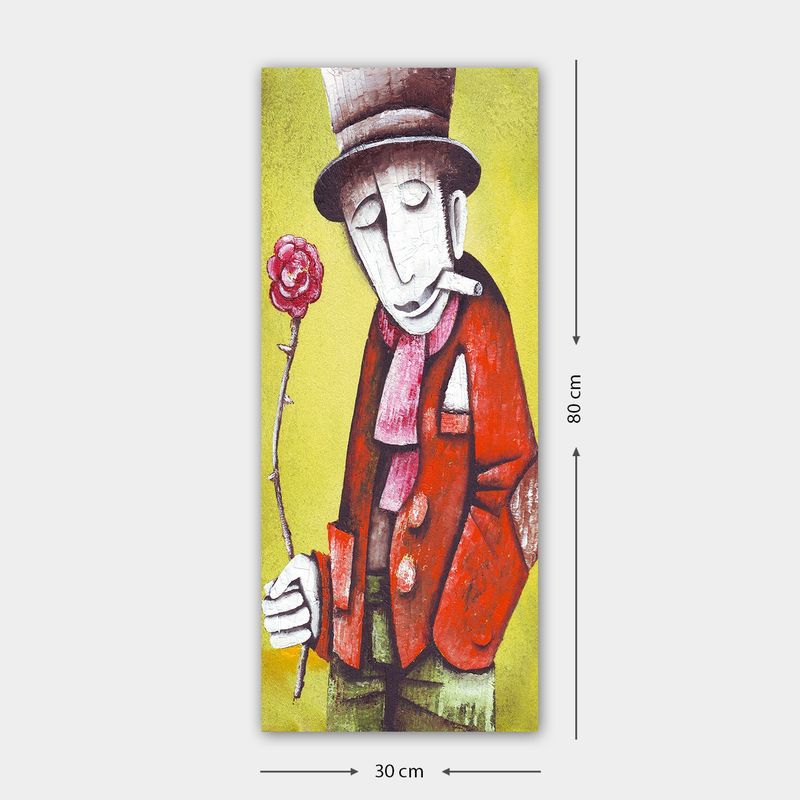 Casa si Gradina - Decoratiuni - Tablouri - Tablou decorativ pe panza, Wallxpert, canvas, multicolor, 30x80 cm, rama lemn - Infinity.ro