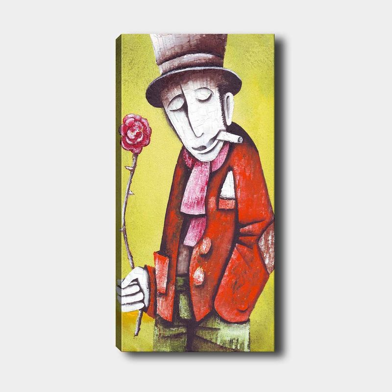 Casa si Gradina - Decoratiuni - Tablouri - Tablou decorativ pe panza, Wallxpert, canvas, multicolor, 30x80 cm, rama lemn - Infinity.ro