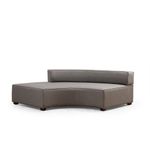 Casa si Gradina - Mobilier - Canapele si coltare - Coltare - Coltar, Hanah Home, lemn fag si pal, gri, 180x105x70 cm, tesatura poliester - Infinity.ro