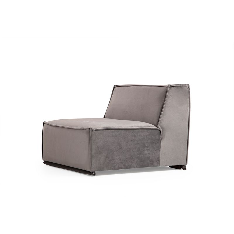 Casa si Gradina - Mobilier - Canapele si coltare - Coltare - Coltar, Hanah Home, lemn de fag si pal, gri, 190x300x100 cm - Infinity.ro