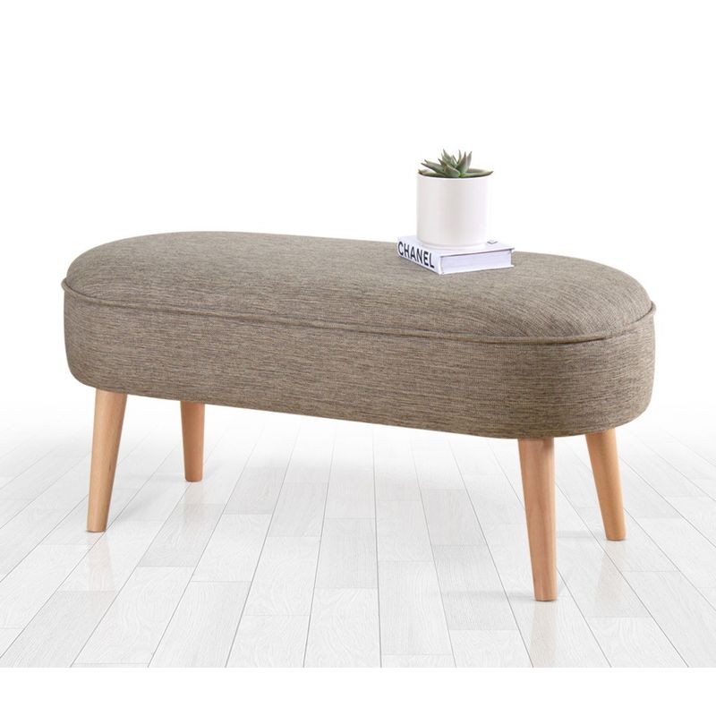 Casa si Gradina - Mobilier - Scaune si fotolii - Tabureti - Taburet, Hanah Home, 100% in, cafea, 100x47x40 cm - Infinity.ro