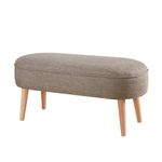 Casa si Gradina - Mobilier - Scaune si fotolii - Tabureti - Taburet, Hanah Home, 100% in, cafea, 100x47x40 cm - Infinity.ro