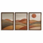 Casa si Gradina - Decoratiuni - Tablouri - Tablou decorativ inramat, Wallxpert, mdf, multicolor, 35x47x3.5 cm, set 3 piese - Infinity.ro