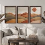 Casa si Gradina - Decoratiuni - Tablouri - Tablou decorativ inramat, Wallxpert, mdf, multicolor, 35x47x3.5 cm, set 3 piese - Infinity.ro