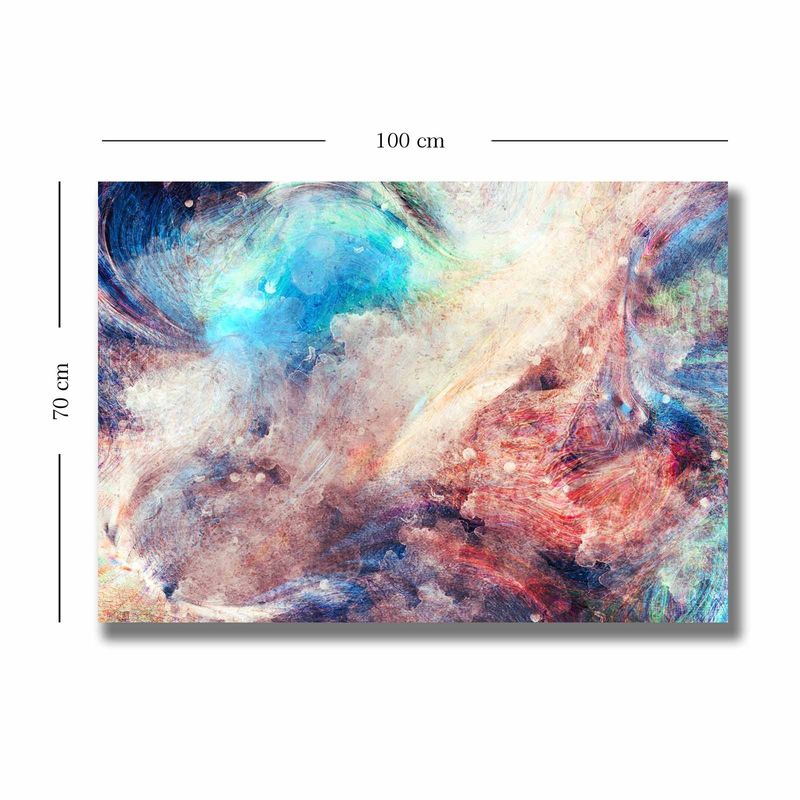 Casa si Gradina - Decoratiuni - Tablouri - Tablou canvas decorativ, Wallxpert, panza de piele de caprioara, multicolor, 70x100 cm - Infinity.ro