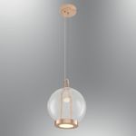 Casa si Gradina - Corpuri si surse de iluminat - Lustre si pendule - Candelabru, Opviq, metal, galben, diametru 18 cm, inaltime 120 cm, led integrat - Infinity.ro