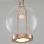 Casa si Gradina - Corpuri si surse de iluminat - Lustre si pendule - Candelabru, Opviq, metal, galben, diametru 18 cm, inaltime 120 cm, led integrat - Infinity.ro