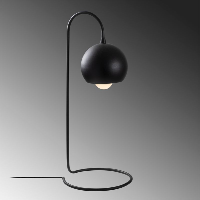 Casa si Gradina - Corpuri si surse de iluminat - Veioze si lampi - Veioze - Veioza, Opviq, metal, negru, 14x23x56 cm - Infinity.ro