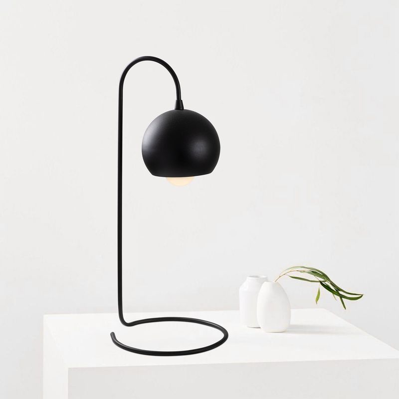 Casa si Gradina - Corpuri si surse de iluminat - Veioze si lampi - Veioze - Veioza, Opviq, metal, negru, 14x23x56 cm - Infinity.ro