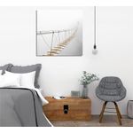 Casa si Gradina - Decoratiuni - Tablouri - Tablou canvas decorativ, Wallxpert, multicolor, 45x45 cm, bumbac si poliester, rama lemn - Infinity.ro