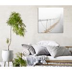 Casa si Gradina - Decoratiuni - Tablouri - Tablou canvas decorativ, Wallxpert, multicolor, 45x45 cm, bumbac si poliester, rama lemn - Infinity.ro