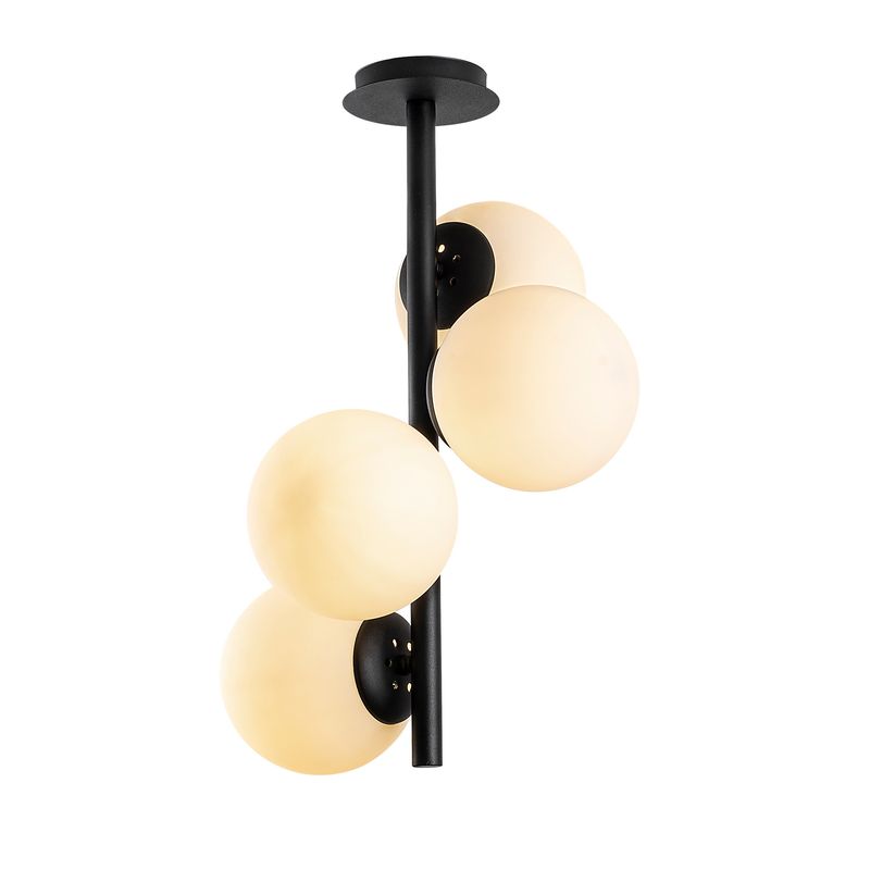 Casa si Gradina - Corpuri si surse de iluminat - Lustre si pendule - Candelabru, Opviq, metal, negru, 32x32x53 cm - Infinity.ro