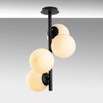Casa si Gradina - Corpuri si surse de iluminat - Lustre si pendule - Candelabru, Opviq, metal, negru, 32x32x53 cm - Infinity.ro
