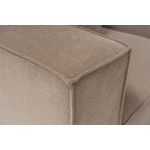 Casa si Gradina - Mobilier - Canapele si coltare - Coltare - Coltar, Hanah Home, cadru lemn de carpen, tapiterie in, cappuccino, 350x190x65 cm - Infinity.ro