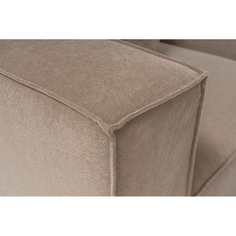 Casa si Gradina - Mobilier - Canapele si coltare - Coltare - Coltar, Hanah Home, cadru lemn de carpen, tapiterie in, cappuccino, 350x190x65 cm - Infinity.ro