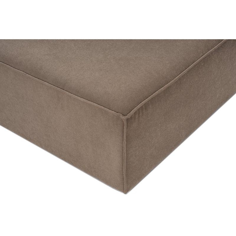 Casa si Gradina - Mobilier - Canapele si coltare - Coltare - Coltar, Hanah Home, cadru lemn de carpen, tapiterie in, cappuccino, 350x190x65 cm - Infinity.ro