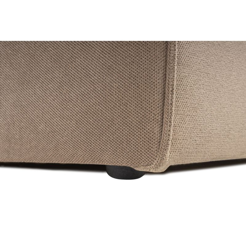Casa si Gradina - Mobilier - Canapele si coltare - Coltare - Coltar, Hanah Home, cadru lemn de carpen, tapiterie in, cappuccino, 350x190x65 cm - Infinity.ro