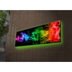 Casa si Gradina - Decoratiuni - Tablouri - Tablou canvas decorativ cu led, Wallxpert, panza suede, multicolor, 30x90 cm - Infinity.ro
