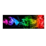 Casa si Gradina - Decoratiuni - Tablouri - Tablou canvas decorativ cu led, Wallxpert, panza suede, multicolor, 30x90 cm - Infinity.ro