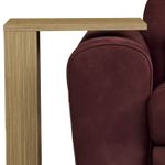 Casa si Gradina - Mobilier - Mese si birouri - Mese living - Masuta laterala, Hanah Home, panou de particule acoperit cu melamina, nuc, 35x45x61 cm - Infinity.ro