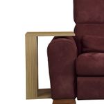Casa si Gradina - Mobilier - Mese si birouri - Mese living - Masuta laterala, Hanah Home, panou de particule acoperit cu melamina, nuc, 35x45x61 cm - Infinity.ro