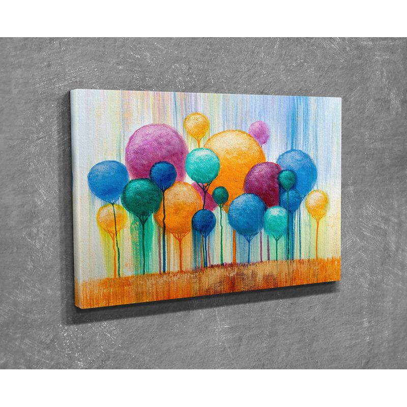 Casa si Gradina - Decoratiuni - Tablouri - Tablou decorativ pe panza, Wallxpert, multicolor, 30x40 cm, 60% bumbac, 40% poliester, rama lemn - Infinity.ro
