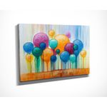 Casa si Gradina - Decoratiuni - Tablouri - Tablou decorativ pe panza, Wallxpert, multicolor, 30x40 cm, 60% bumbac, 40% poliester, rama lemn - Infinity.ro