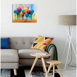 Casa si Gradina - Decoratiuni - Tablouri - Tablou decorativ pe panza, Wallxpert, multicolor, 30x40 cm, 60% bumbac, 40% poliester, rama lemn - Infinity.ro